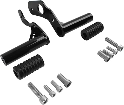 H RUO Rear Highway Engine Guard Crash Bar Passenger Peg Frame Slider Fits for Harley Softail Street Bob M8 Low Rider FXLR S ST FXBB FXST FXFB 2018-2024 2023 2022