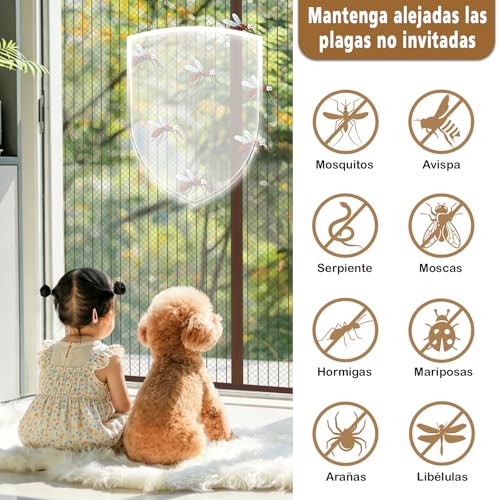 Malla mosquitera para puerta 15 Imagen adicional