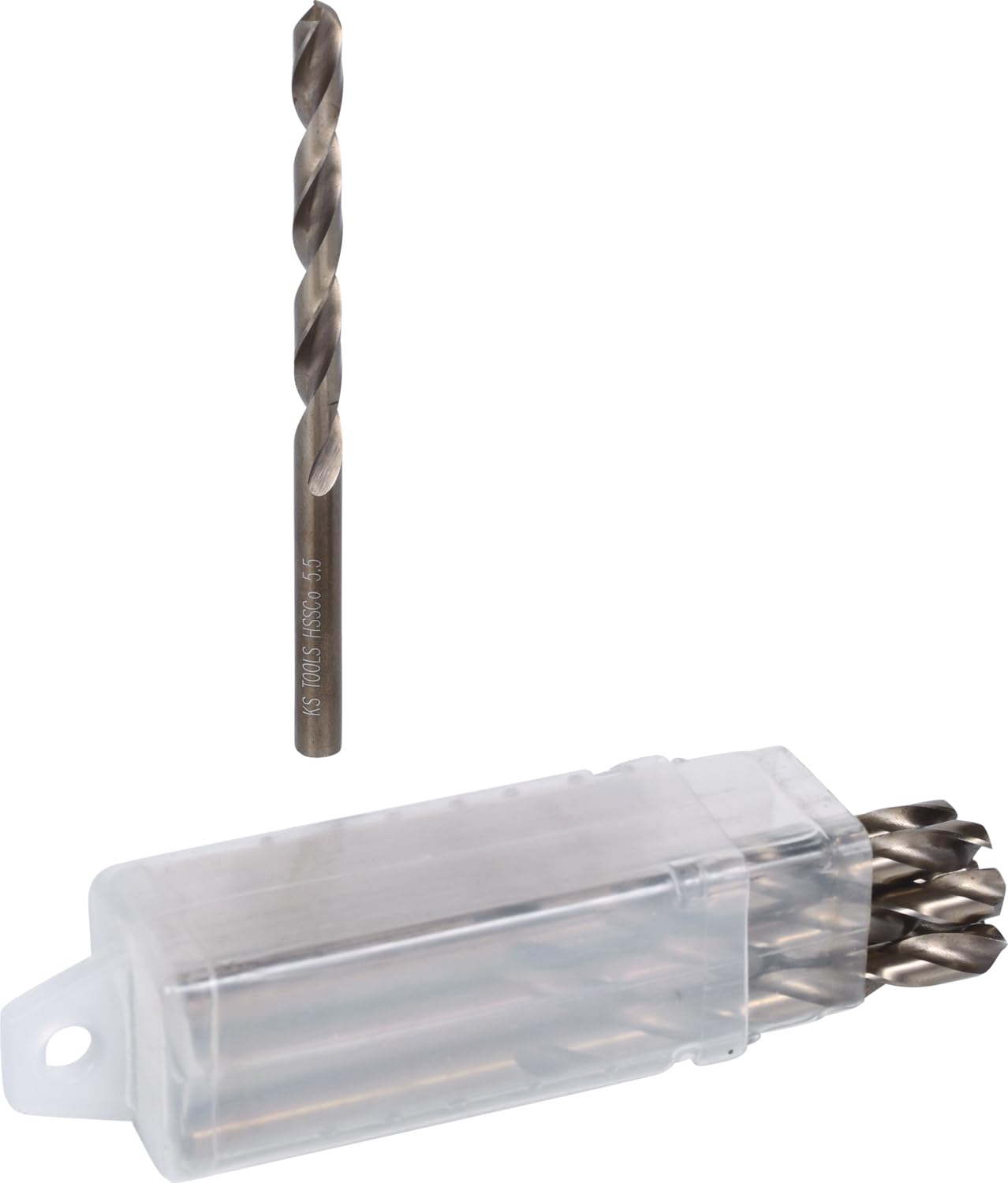 Ks Tools HSS-G 5.5mm Co 5 Twist Drill (10 Pieces), Pack of 10, 5,5 mm - Image 2