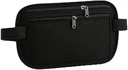 Pochete Doleira Premium Antifurto Slim Impermeável Com Zíper, Alça Ajustável, Ideal Para Viagem, Corrida E Uso Diário, Marca VARENZIA