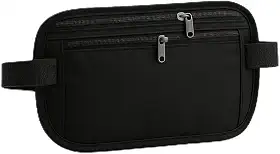 Pochete Doleira Premium Antifurto Slim Impermeável Com Zíper, Alça Ajustável, Ideal Para Viagem, Corrida E Uso Diário, Marca VARENZIA