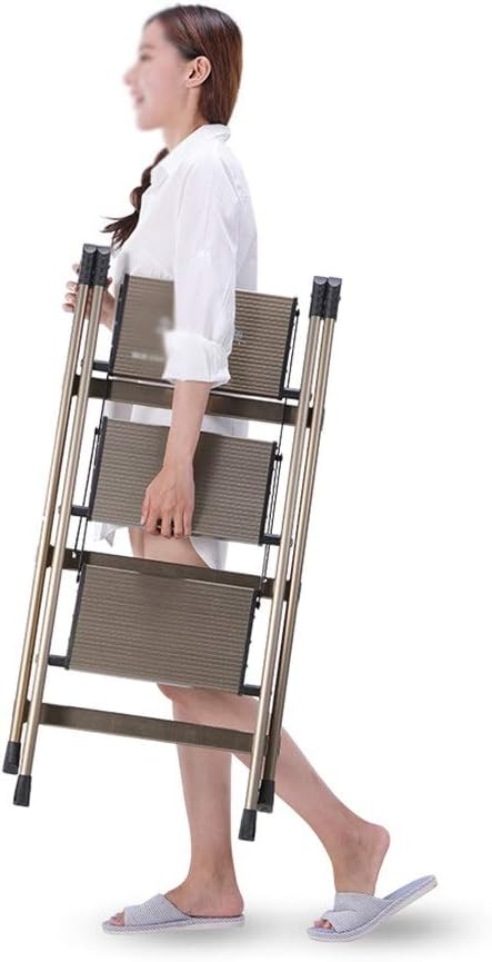 Tools & Home Improvement Practical Two Step/Three Step One-Sided Ladder,Dual Use Stepladders Flower Shop Stepladders/Stool/Leisure Stool Shoe Rack Strong (Size : 47.54964cm)