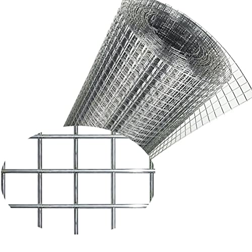 Maschendrahtgeflecht aus Metall, Edelstahlgewebe 304, robuster Maschendrahtzaun, rostet Nicht und ist hitzebeständig, Hühnerzaun, Geflügelnetz, Gemüsegartenzaun (Größe: 1,2 x 5 m (1 x 3 m))