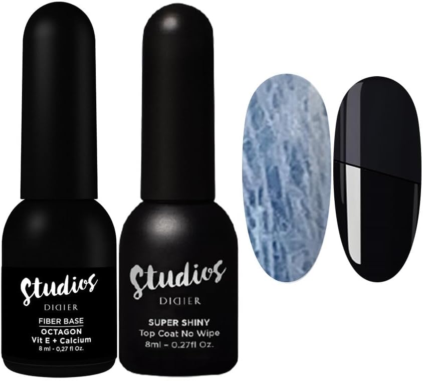 Set Octagon Base and Top Coat Super Shiny no Wipe
