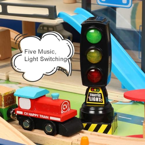 Rosojodg Black Mini Road Safety Signs Traffic Signal Traffic Lights Pretend Play Early Educational for Christmas Birthday Gifts Xmas Stocking Fillers