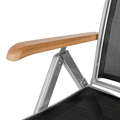 ib style® Diplomat Silber XXL Ausziehtisch 135-270 cm | Premium Gartentisch | Anti Fingerprint | Frozen Glas | Inkl. 10… – Bild 8