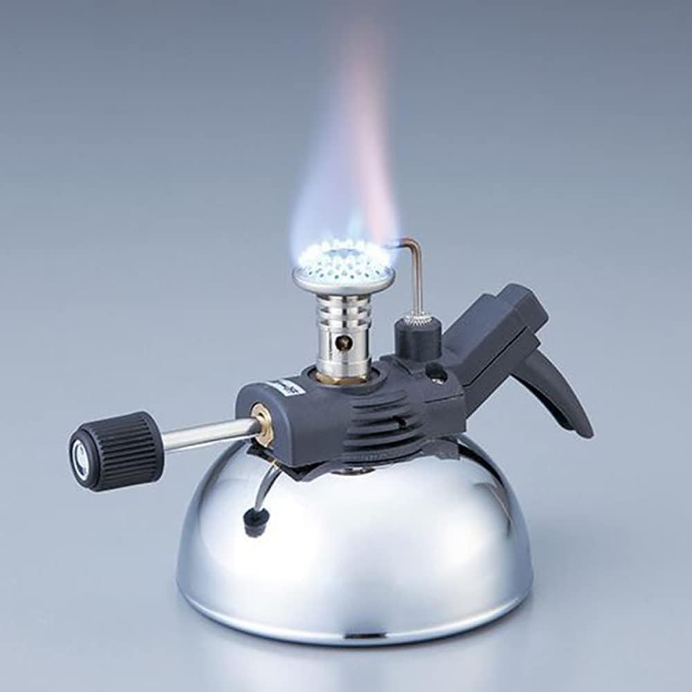 Bruciatore a butano, bruciatore Bunsen da laboratorio, dimensioni della fiamma regolabile, temperatura massima 1300 ℃, ideale per riscaldare, cucinare, saldare
