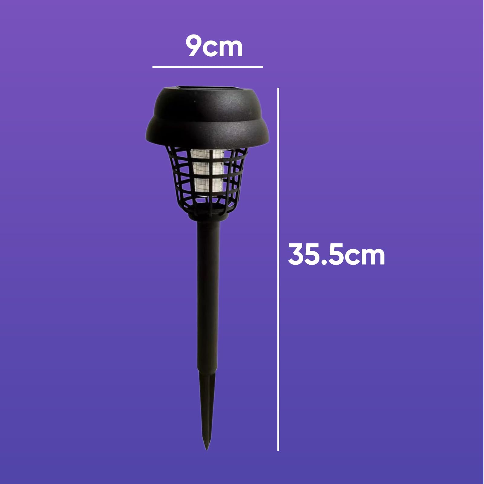 4 piezas de lámparas antimosquitos solares, lámpara antimosquitos para exterior, iluminación exterior impermeable, lámpara antimosquitos para interior y exterior, para la casa, jardín, patio, camping