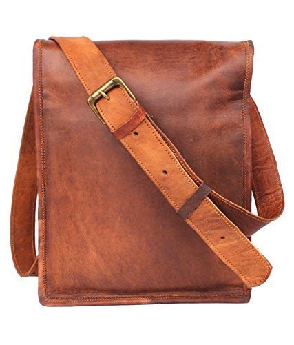 Hyena RSN 28 X7.5 X 23 cm Leather Tablet Messenger Bag (Brown) (B07G2FTBC2) Amazon Price History, Amazon Price Tracker