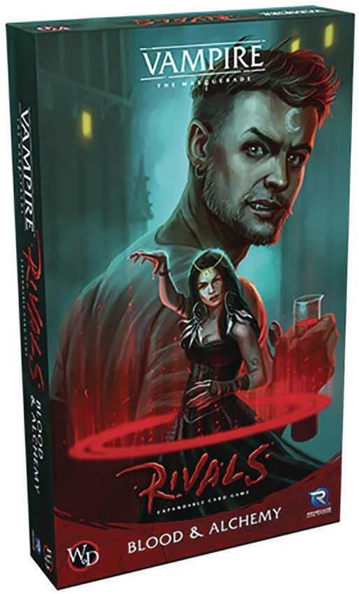 Vampire: The Masquerade – Rivals Blood & Alchemy Expansion | Adds Tremere & Thin-blood Clans, Deck Customization, Requires Core Set, 2-4 Players, Ages 14+