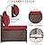 Kullavik 6-Piece Patio Set All-Weather Outdoor Furniture Patio Set Sofa PE Rattan Wicker Patio Conversation Set with Glass Table and Cushions