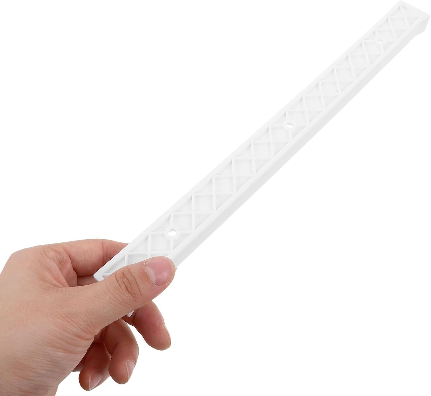 SEWACC White Plastic Drawer Slides Replacement with Antislip Stability and Organization Features, Full Extension Drawer Glides for Office and School Cabinets, Stylish Modern Design