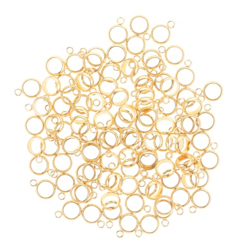 Perles intercalaires acier inoxydable 100pièces accessoires colliers bracelets