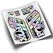 Adesivi Forcella Fox 36 Performance 2021 Colori WP431 HOLOGRAFICO ARCORIIS