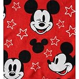 Mickey-Mouse Fleece Throw Blanket - Disney Mickey Cartoon Character Fleece Throw Blanket for Girls &...