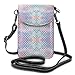 Produktbild Handy Geldbörse Kleine Crossbody Aquarell Meerjungfrau Waage Brieftasche Taschen Mit Verstellbaren Schultergurt Frauen