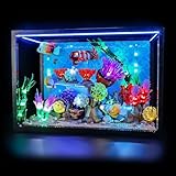 LIGHTAILING Jeu de Lumières led pour Lego-10366 L’aquarium tropical - Installation facile, câblage discret, décoration d'intérieur et prêt à offrir