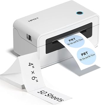 Amazon.com: PRT Impresora térmica de etiquetas de envío – 5.906 in/s 4 x 6 impresora  térmica de etiquetas de escritorio para paquetes de envío, pequeñas  empresas, USPS, FedEx, Shopify, Etsy, Amazon, Ebay :