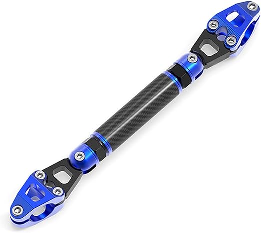 Balance Bar for Motorcycle Universal 22mm Aluminum Alloy Cross Bar Length Adjustable Handlebar Extender Extension Lever Blue