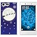 Produktbild PhoneNatic Case kompatibel mit Sony Xperia X Compact Silikon-Hülle X Mas Weihnachten Santa - Snowflakes M4