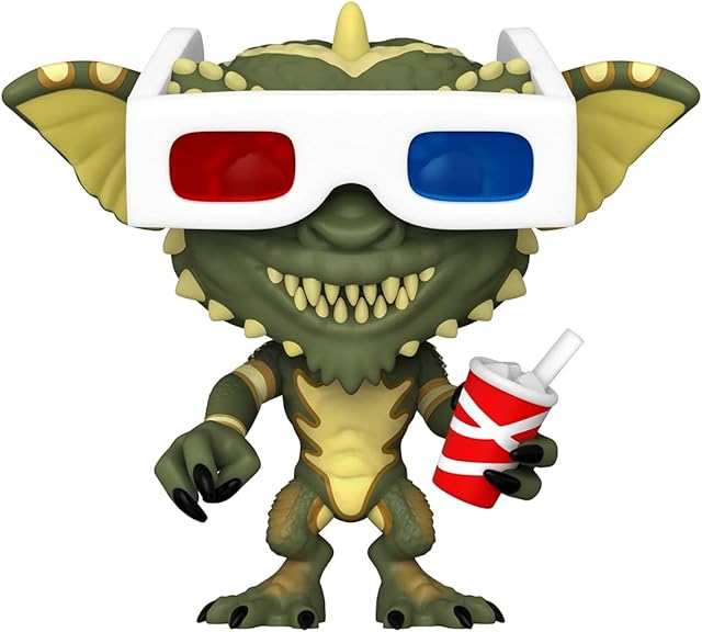 Funko 49831 POP Movies:Gremlins-Gremlin w/3D Glasses Horror Collectible Toy, Multicolour, One Size