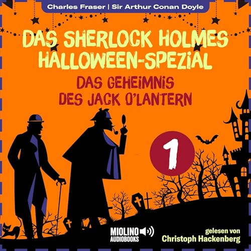 Page de couverture de Das Geheimnis des Jack O'Lantern. Das Sherlock Holmes Halloween-Spezial 1