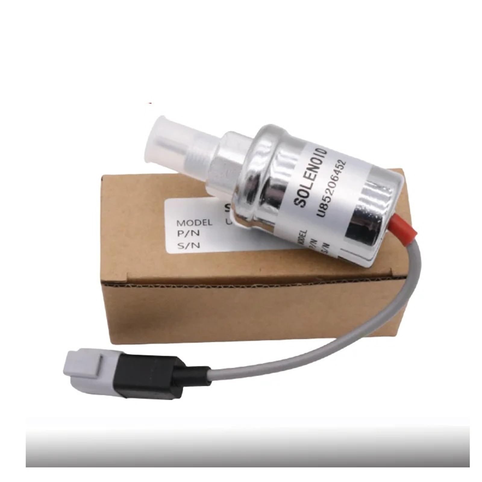 Válvula solenoide de corte de combustible de 12 V OME: U85206452 U85206520(Silvery)