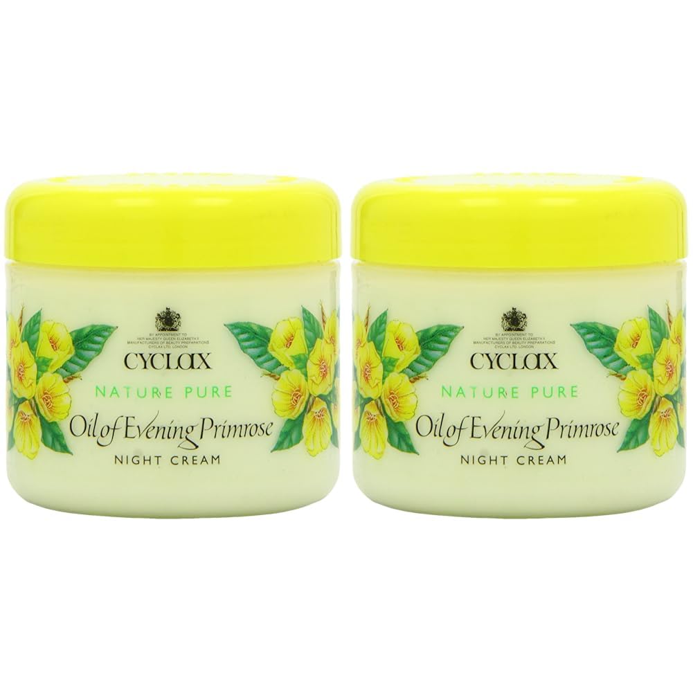 cyclax nature pure oil of evening primrose night cream 300ml jar (Pack of 2)