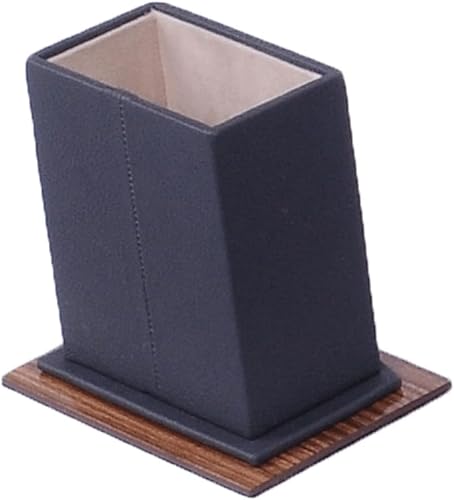 Miniatura 2 de MOOG Lux - Accesorios de escritorio de cuero organizador de escritorio de cuero organizador de escritorio para hombres combinación de madera de