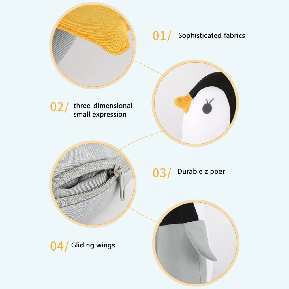 Cuscino Da Viaggio Per Bambini 2 In 1 A Forma Di U - Morbido E Regolabile Per Auto, Aereo, Campeggio - Foto 5