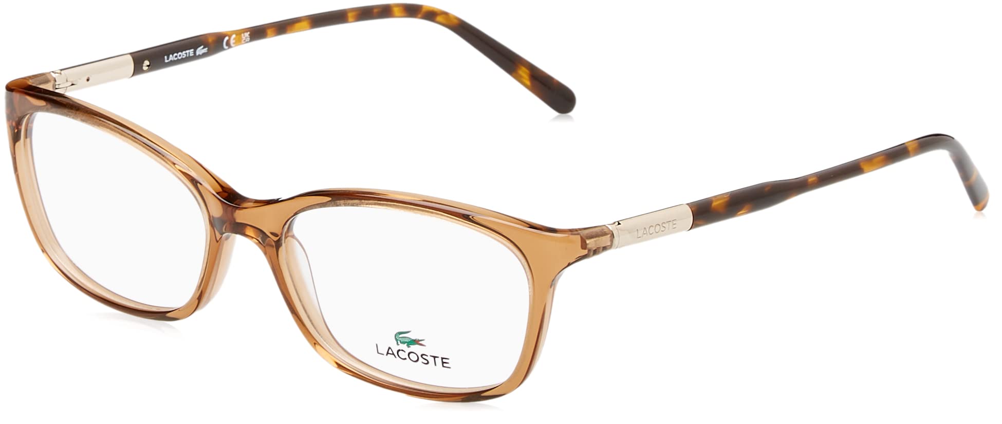 LACOSTE GAFAS DE VISTA L2900 TRANSPARENT BROWN PARA MUJER TALLA 55 (17)