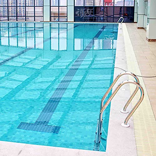Escalera para piscina de acero inoxidable con 3 peldaños antideslizantes miniatura 6