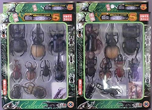 Amazon.co.jp: お買得2種セット 世界のカブト・クワガタ 闘虫