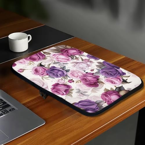 Funda neopreno para portátil 10 pulgadas rosa floral miniatura 4