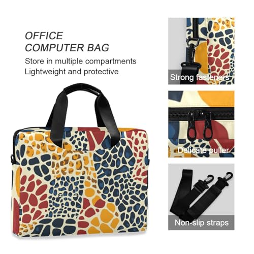Maletín para portátil estampado de leopardo 13-15.6 pulgadas miniatura 6