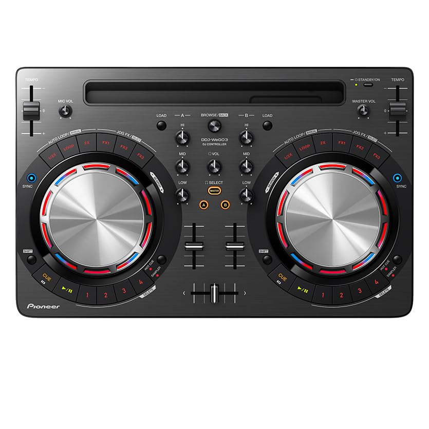 Amazon.com: Pioneer DDJ-WEGO3-K Compact DJ 4/Dual Deck Controller
