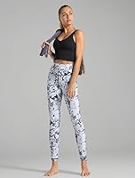 Vista 37 de Dragon Fit - Pantalones de yoga de compresión con bolsillos interiores, pantalones deportivos de cintura alta con control de abdomen, leggings