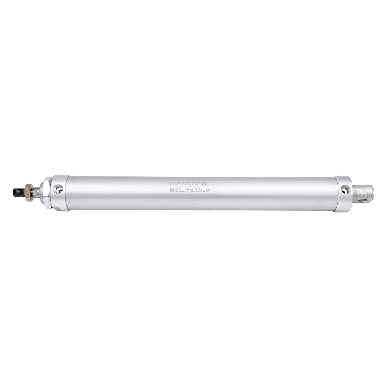 Heschen Vérin pneumatique mince, MAL 32-250, PT1/8'' Port, Alésage 32mm, Course 250mm, Double Effet