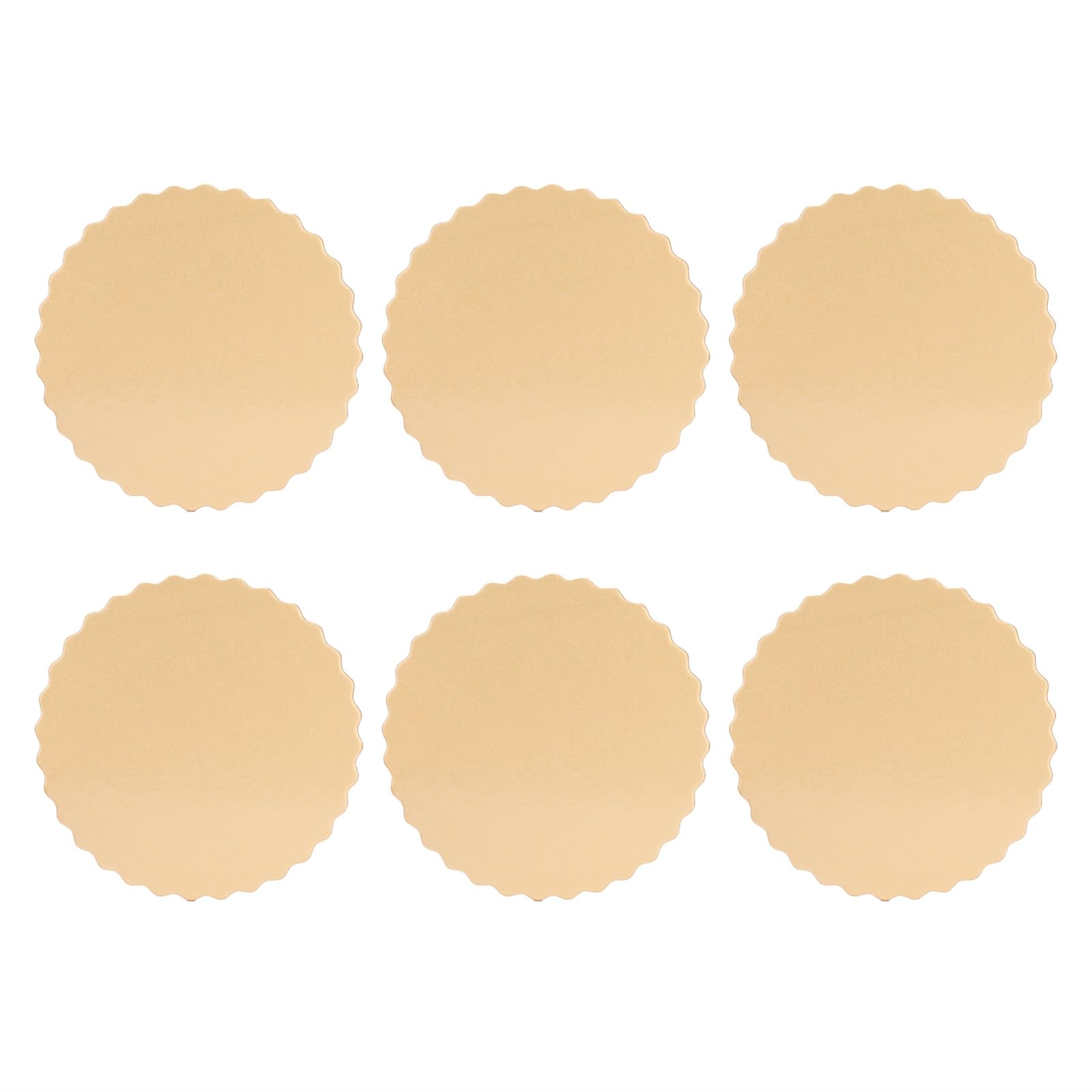Generic Vielseitige Kuchenbretter für Alle Desserts, Ideal für Feiern, 10 Stück, Stabile Gold- und Silber-Spitzendekoration, Verdickter Karton (12 Zoll)
