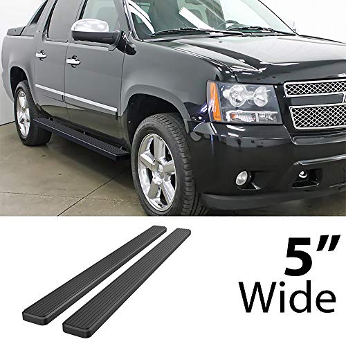 Estribos HD Ridez Acero Inoxidable 5" Negro para SUVs miniatura 2