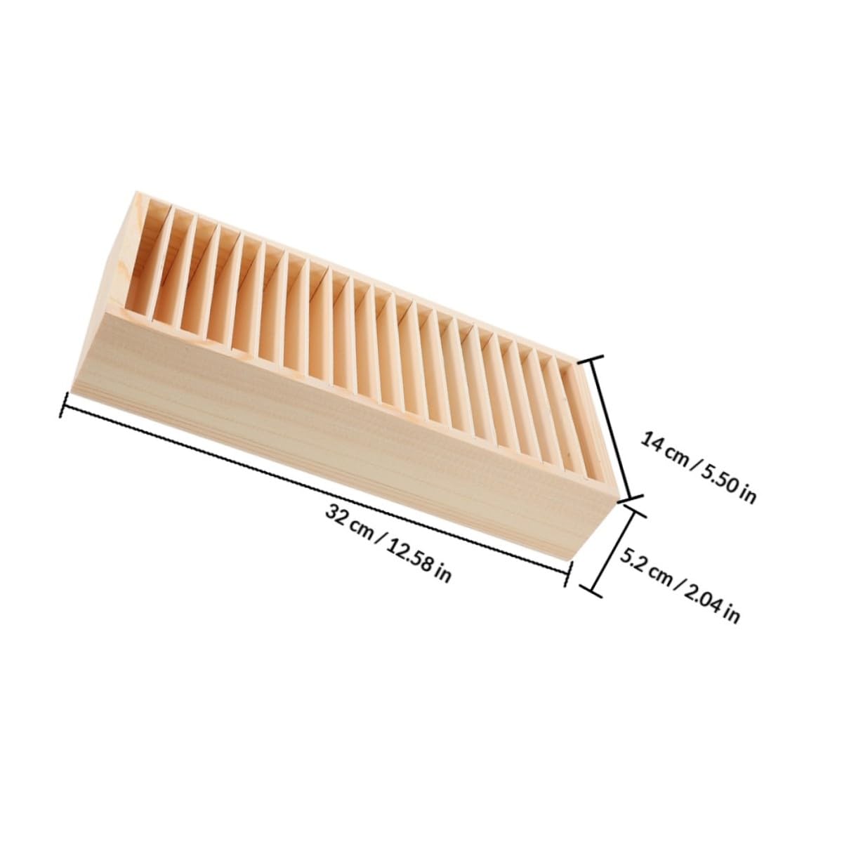 Alipis Organizer in Legno per Badge Identificativi Scomparti Multipli, Porta Biglietti da Visita da Tavolo Staccabile, Scatola Porta Schede per Uso Ufficio e Casa, Set 2 Pezzi
