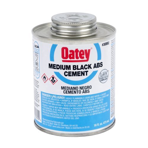 Oatey Black Cement For ABS 16 oz.