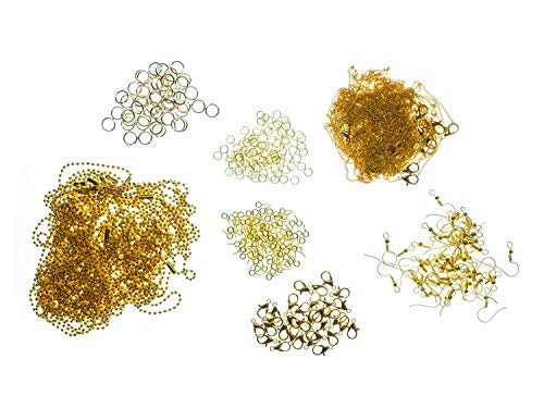 Set Jewelry DIY Jewelery Golden Plated Miniblings Necklace Jump Rings And More
