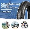MEGHNA 2-Pack 20x 3.0 Electric Bike Tyres 20"Fat Bike Tyres Foldable Tyre for E-Bike/Snow Bike/MTB #5