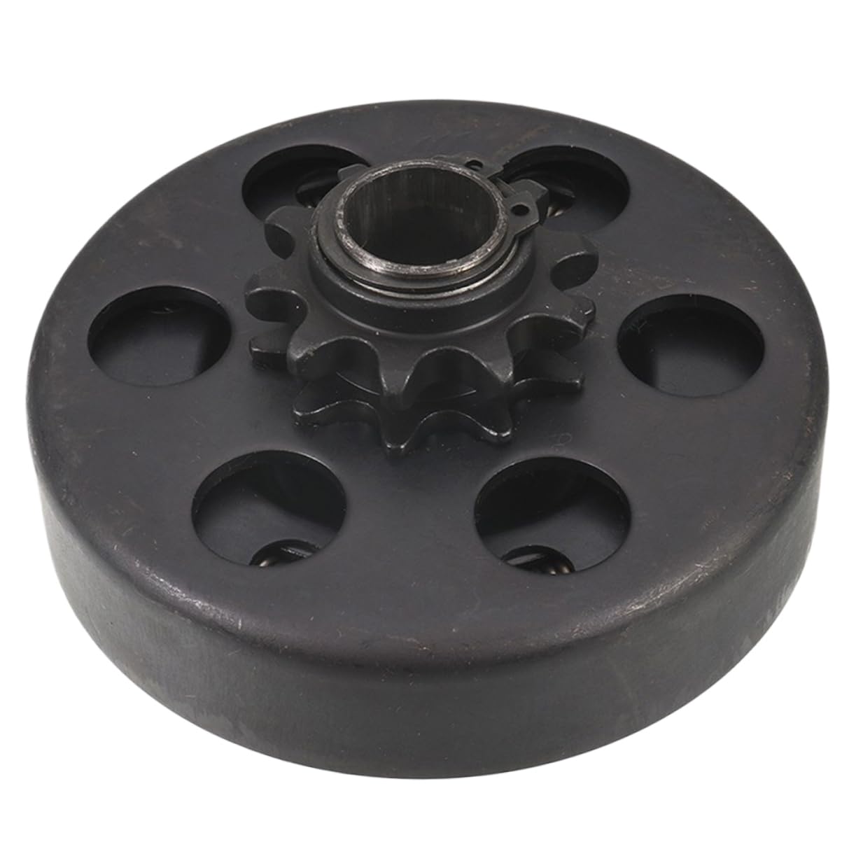 Mobestech Frizione Centrifuga Automatica per Minibike e Karting 19mm Nero in Metallo 10 Sporgenze Facile da Installare per Motore 3,5-7hp