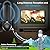 TV Antenna Indoor for Local Channels: Bunobry Portable Long Range 360° Reception Digital HDTV Antenna - Strong Magnetic Base Support 4K 1080P VHF UHF with Smart Switch Signal Amplifier