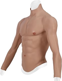 PROPFE Arm Muscle Suit Simulation Abdominal Silicone Muscle Chest Muscle Full Suit Synthetic Silicone Chest Role-Playing Costume