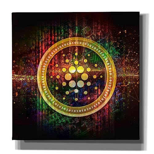 Epic Graffiti'Cardano Better Than Gold' by Epic Portfolio Giclee Canvas Wall Art, 12