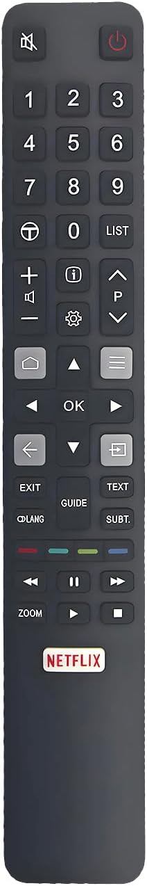 Effireli RC802N YUL1 Replacement Remote Control for TCL TV