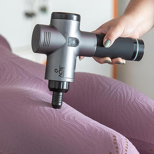 Acte, Massageador Profissional R16-P Massage Gun com 4 Ponteiras e 6 Níveis de Velocidade, Diversas
